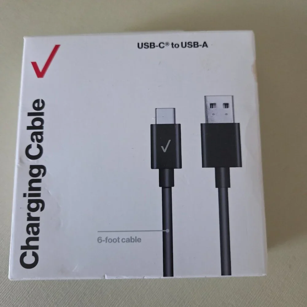 Verizon USB-C to USB (USB-A) 6' Charging Cable